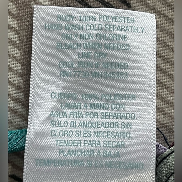 Kona Sol Floral Multicolor Swim Suit -Bathing Suit Cover Up - Picture 2 of 10